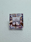 Pink Tourmaline with Rutile Inclusions Square 5mm x 5.3mm 0.66ct