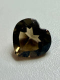 Natural Smoky Quartz Heart 6x6mm