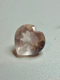 Natural Rose Quartz Heart 8x8mm