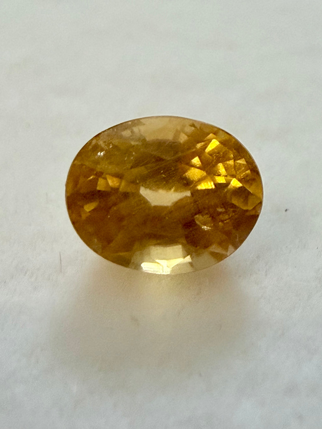 Natural Yellow Zircon 5.8x4.6mm 0.93cts