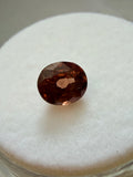 Natural Pink Zircon Oval 6x5.1mm 1.08cts