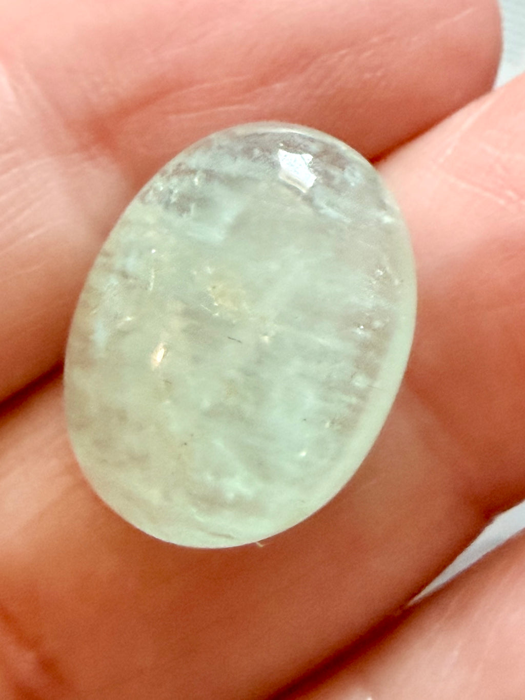 Natural Aquamarine Oval Cabochon 17.6x13.4mm 13.19cts