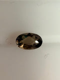 Smoky Quartz Oval Checkerboard Cut 5x3mm