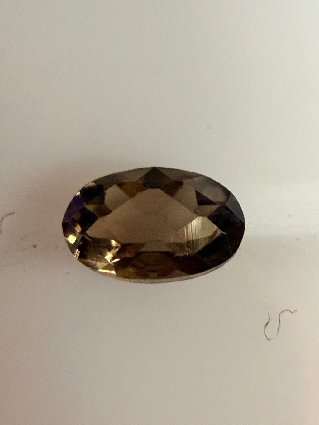 Smoky Quartz Oval Checkerboard Cut 5x3mm