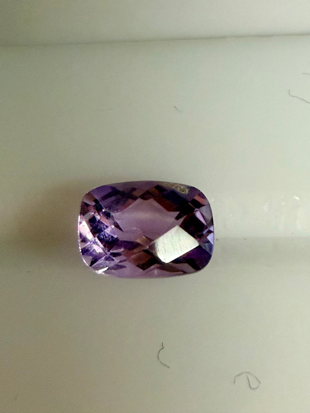 Amethyst Cushion Checkerboard Cut 7x5mm