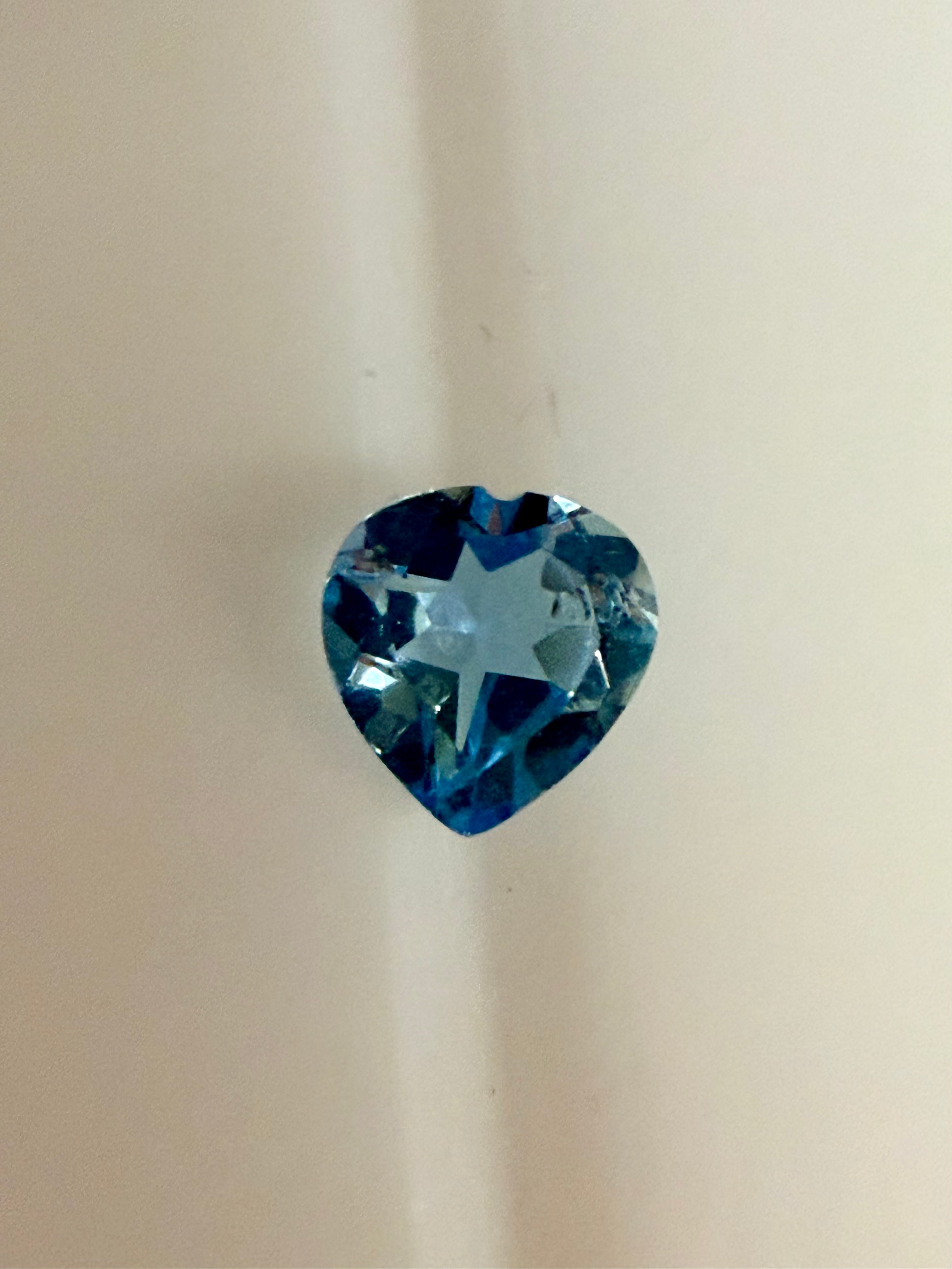 Natural Swiss Blue Topaz Pear 4x4mm