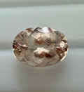 Morganite Oval Checkerboard Cut 14x10mm 5.75ct
