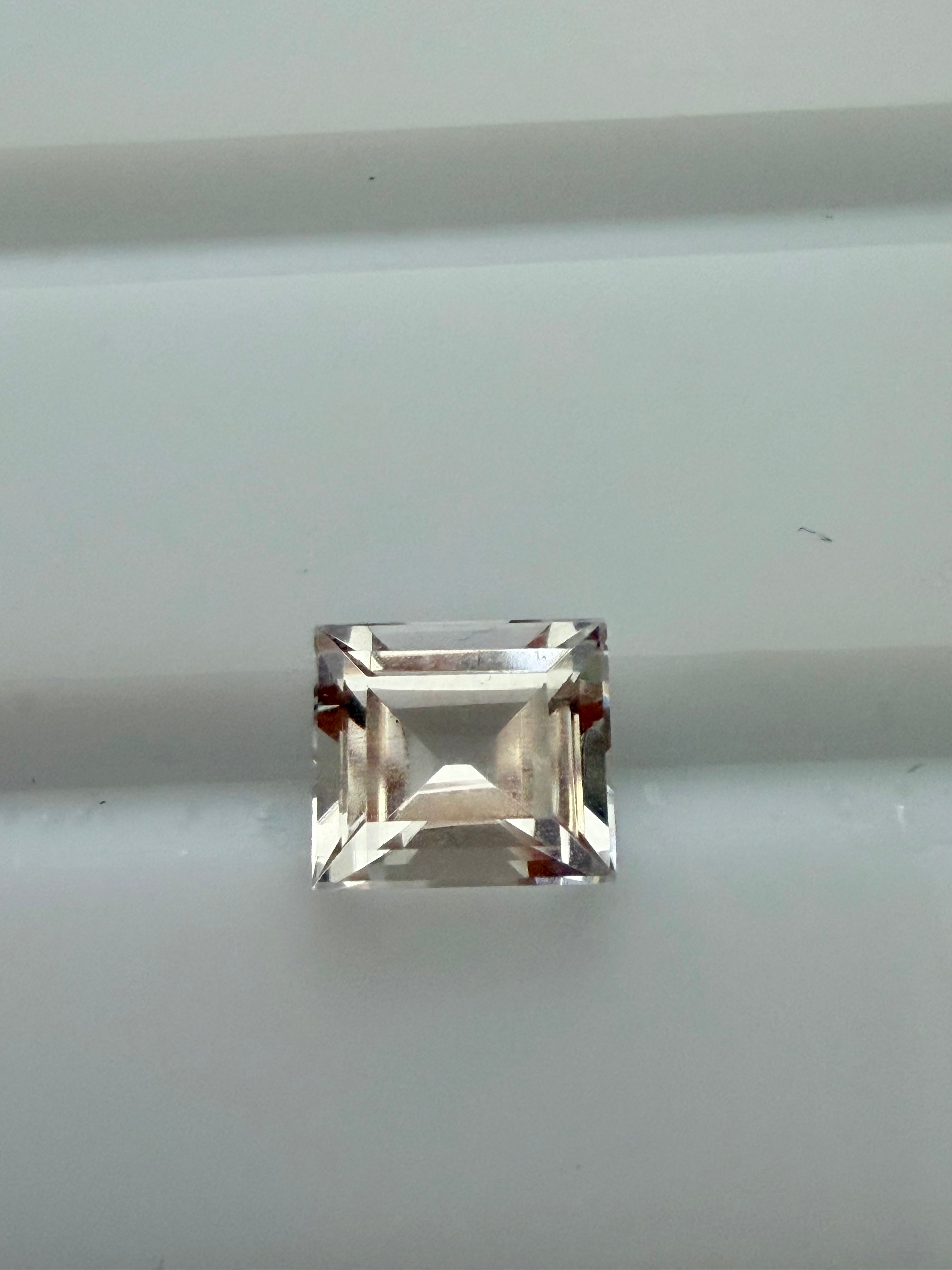 Morganite Rectangle 6x5.5mm 0.92ct