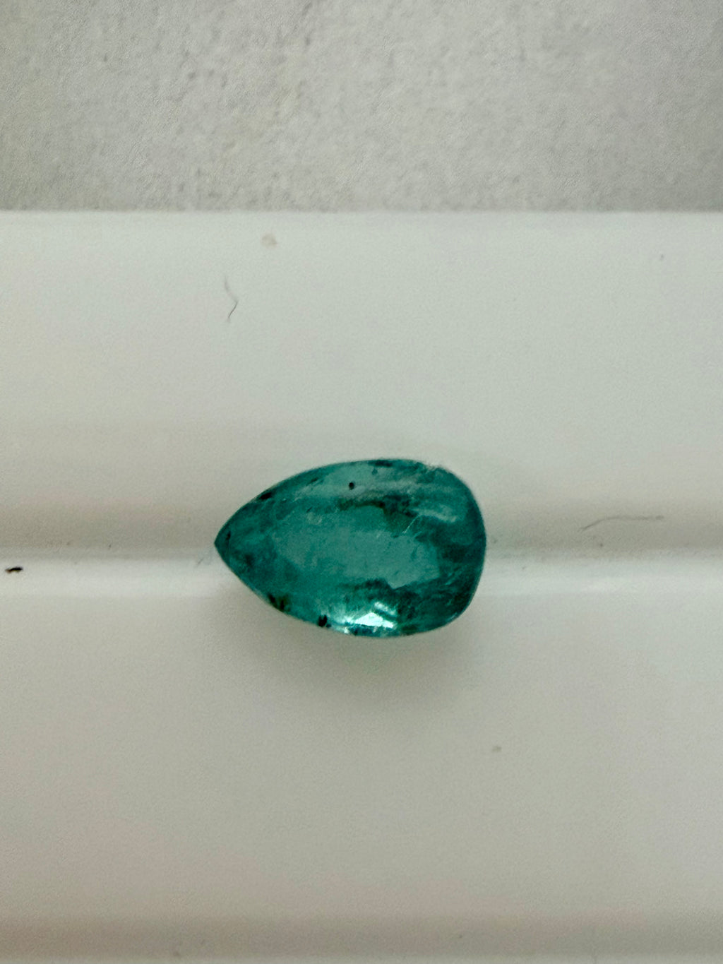 Green Tourmaline Ken Cut Pear 6x4mm 0.45ct