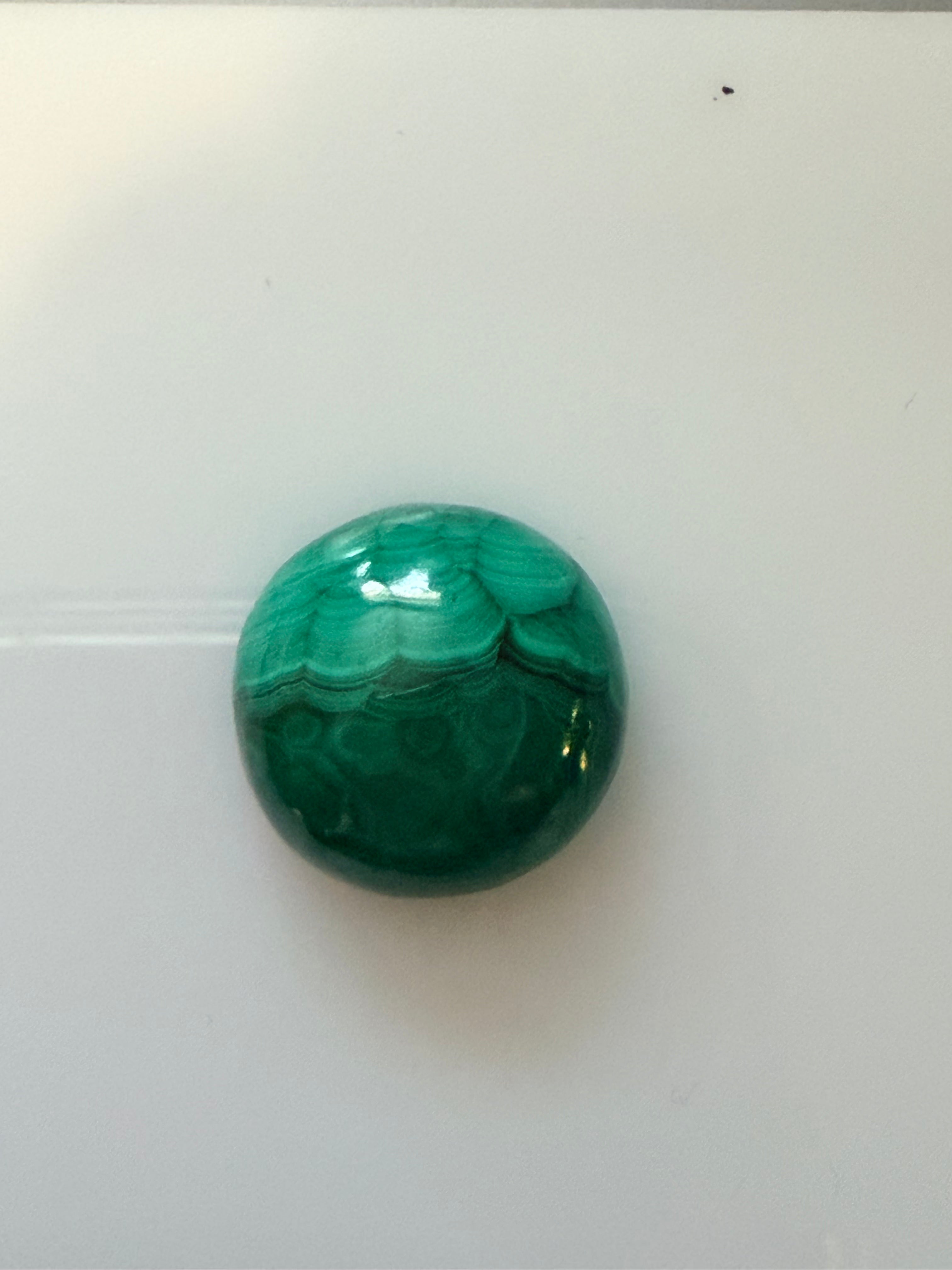 Malachite Round 15.8mm 19.31cts