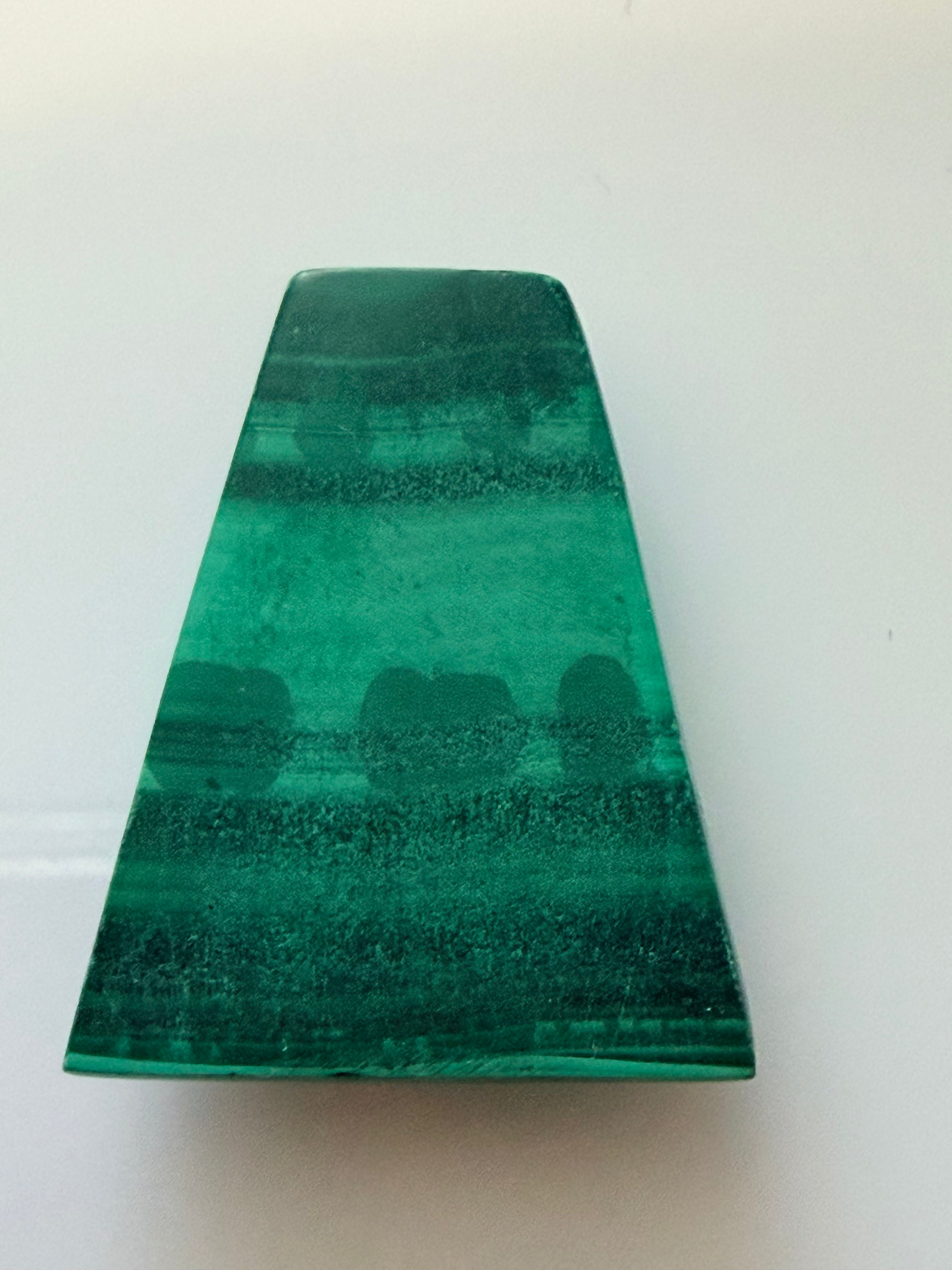 Malachite Fancy Cut 23.8x19mm 29.68cts