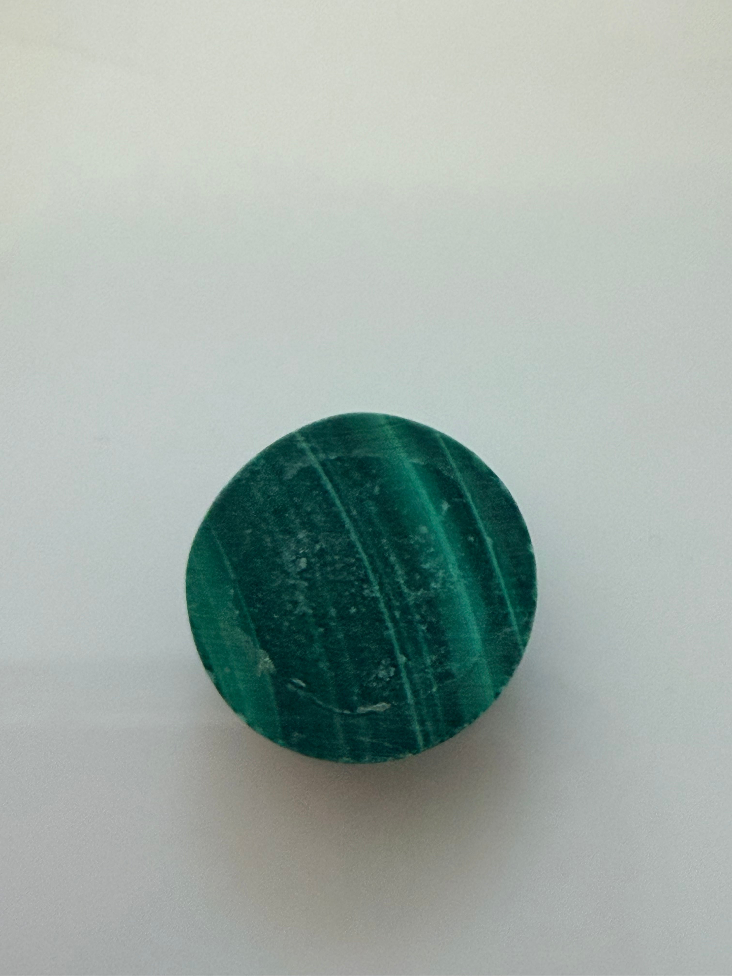 Malachite Round Cabochon 12mm