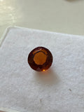 Garnet Hessonite 6.4mm Round 1.16cts