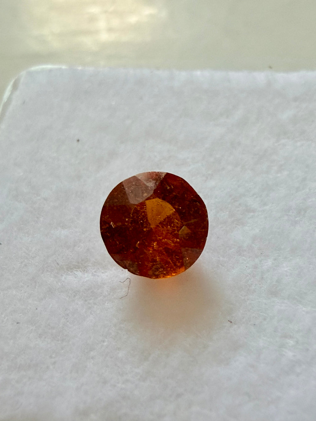 Garnet Hessonite 5.8mm Round 0.77ct