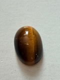 Tiger's Eye Golden Brown Oval Cabochon 13.5x9.9mm 5.23ct