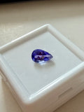 Natural Tanzanite Pear Drop 8x5mm 0.78ct