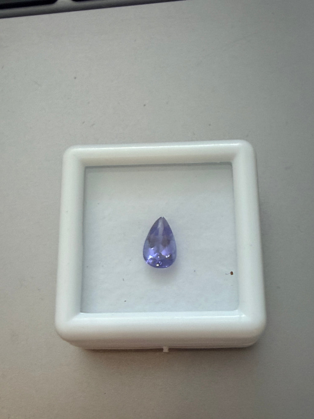 Natural Tanzanite Pear Drop 8x5mm 0.78ct