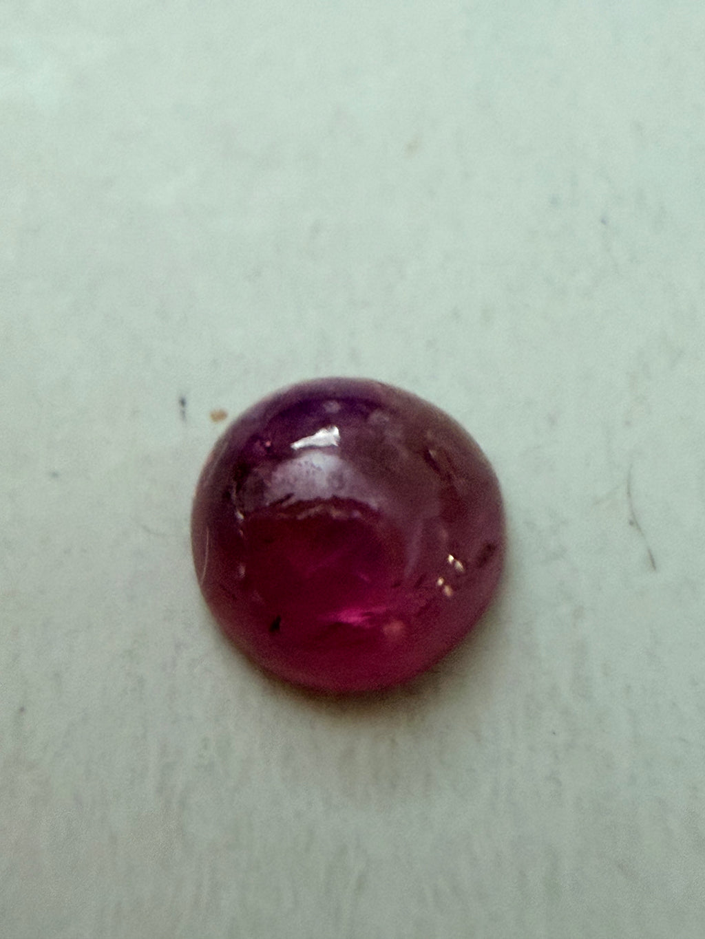Ruby Red Round Cabochon 5.4mm 0.78ct