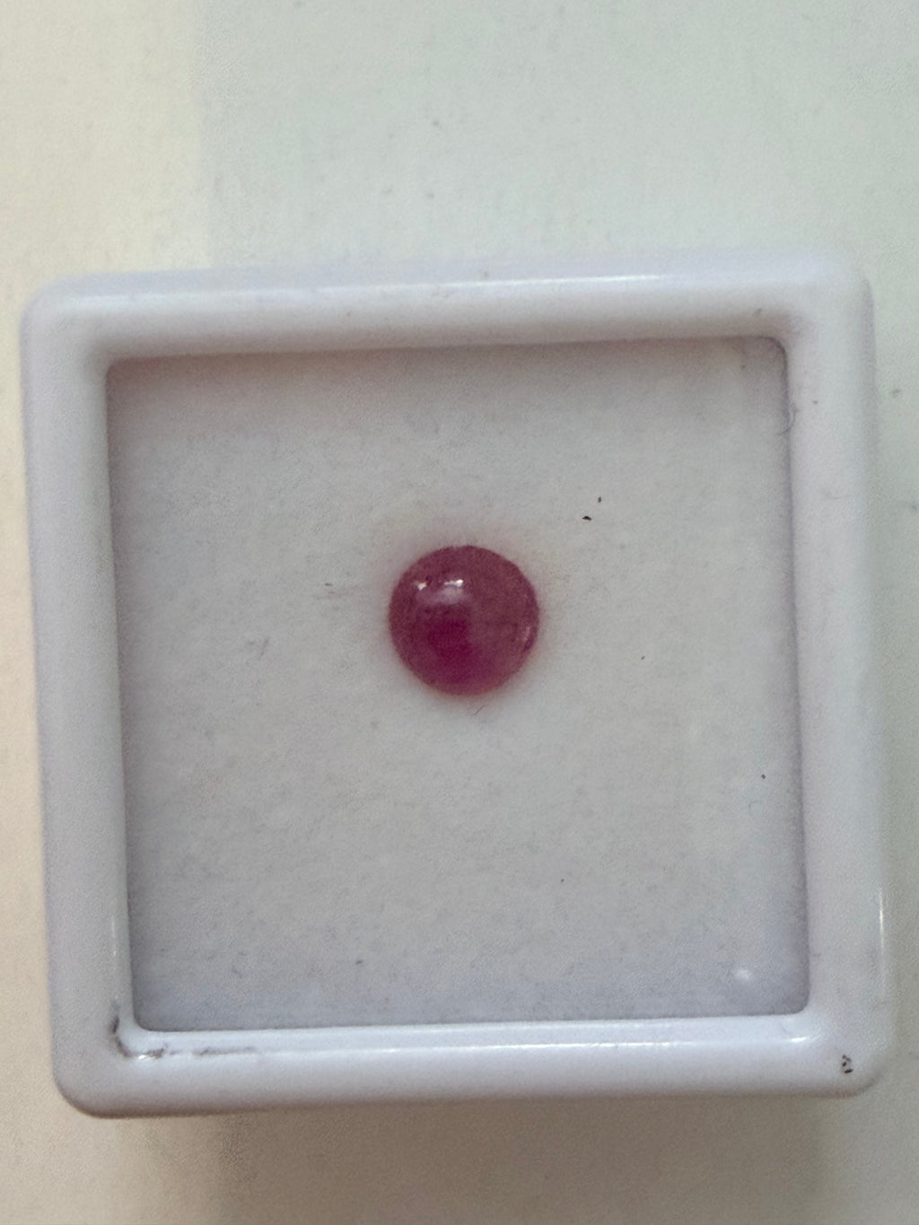 Ruby Red Round Cabochon 5.4mm 0.78ct