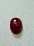 Ruby Red Oval Cabochon 5.7x4.3mm 0.58ct