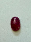 Ruby Red Oval Cabochon 6.7x4.6mm 0.96ct
