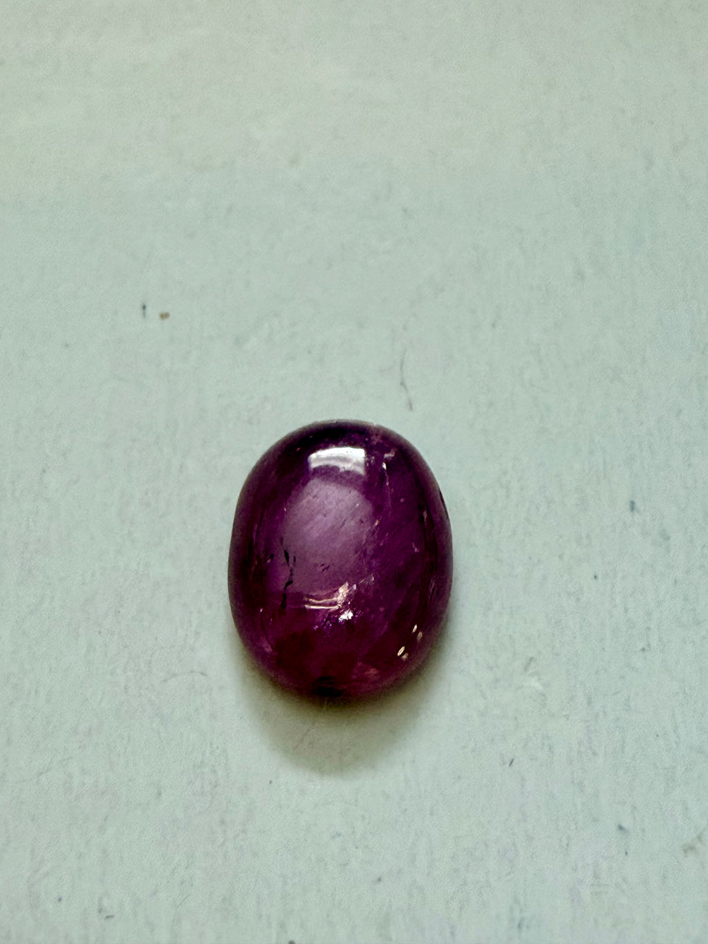 Ruby Red Oval Cabochon 7.9x6.2mm 1.44ct