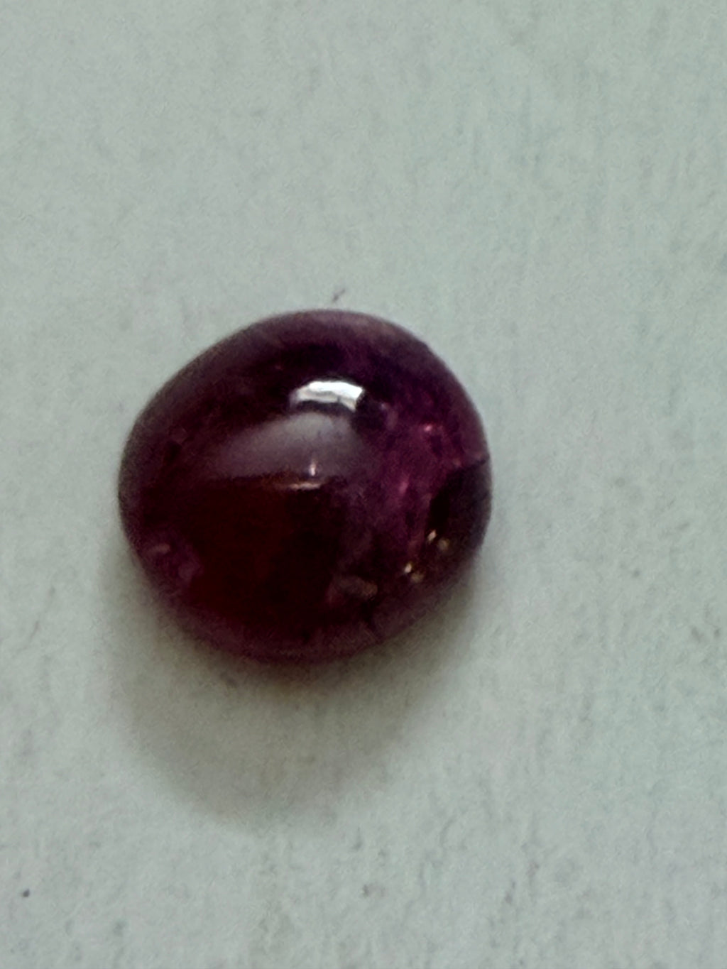 Ruby Red Round Cabochon 5.6mm 1.09ct
