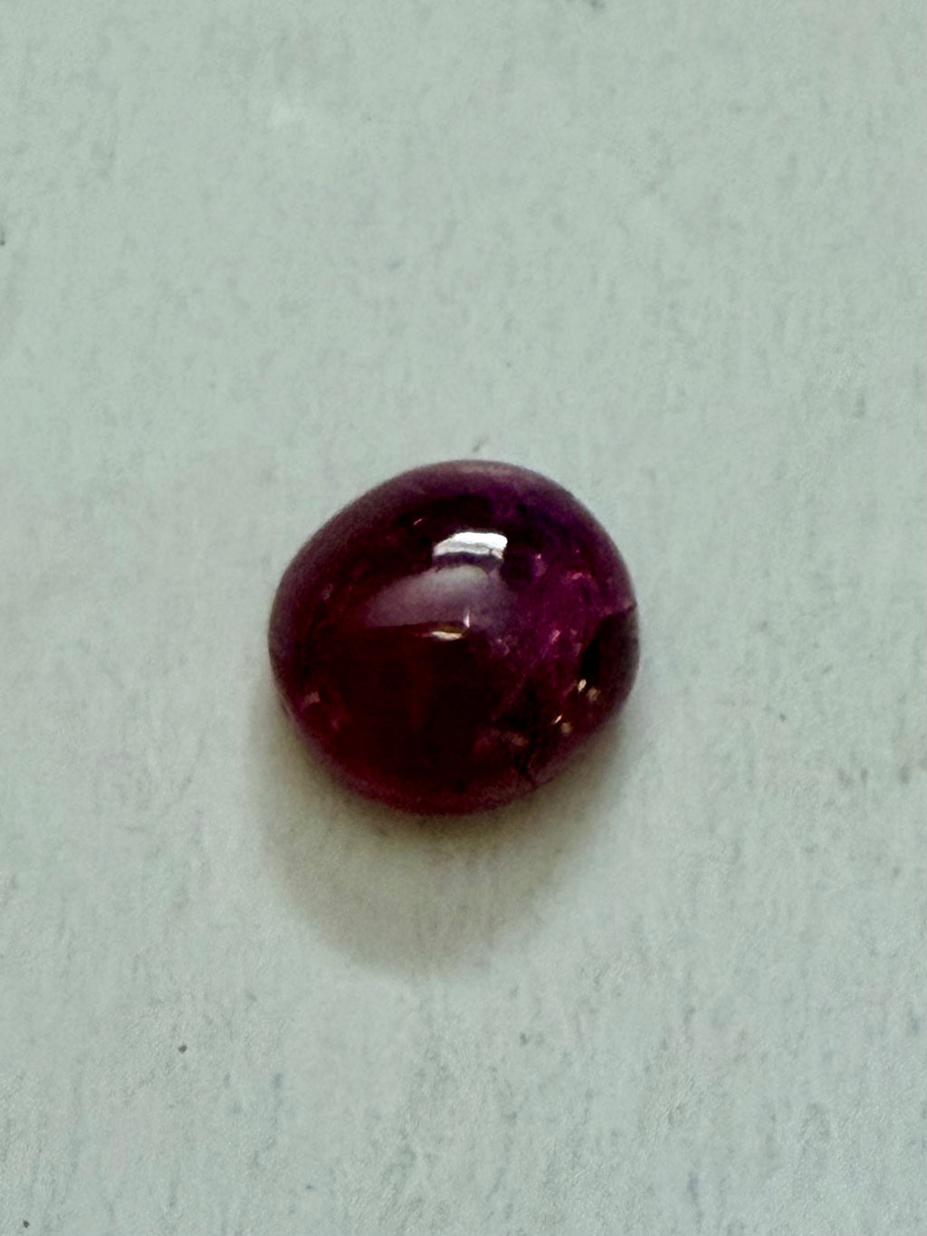 Ruby Red Round Cabochon 5.6mm 1.09ct