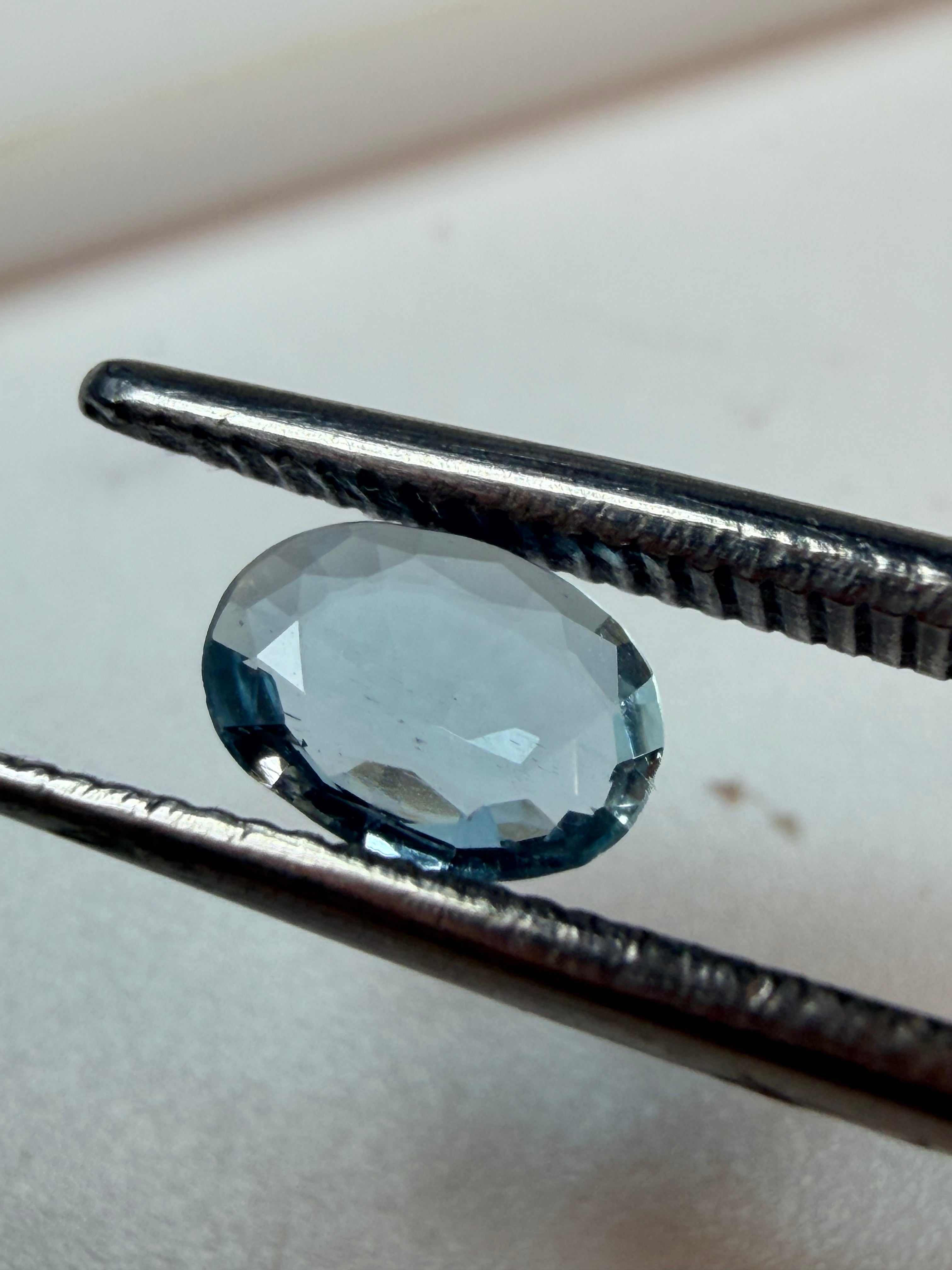 Natural Aquamarine Blue Oval 6.7x4.8mm 0.42ct