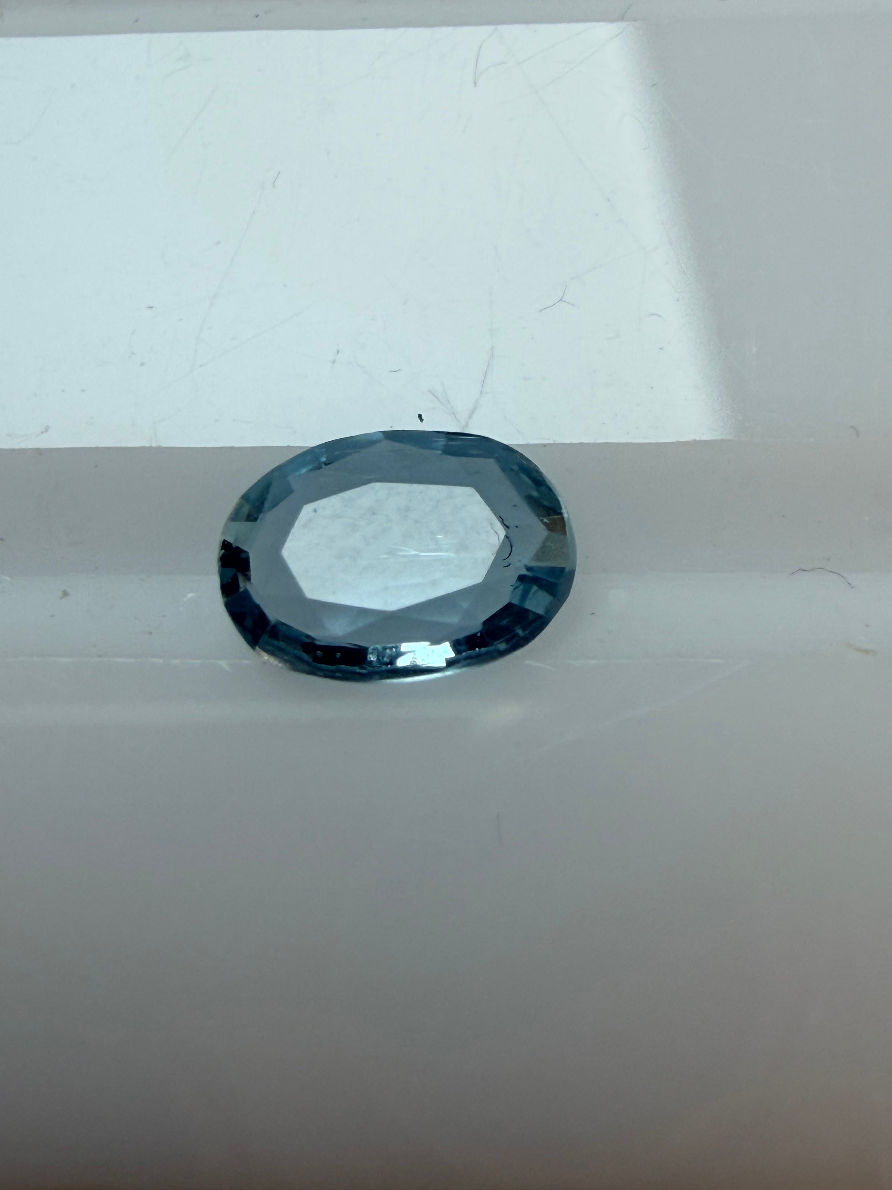 Natural Aquamarine Blue Oval 6.7x4.8mm 0.42ct