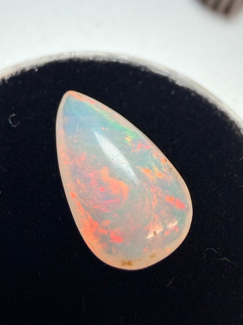 Natural Ethiopian Opal Drop Shape 11.6x7mm 1.09ct Ken Cut