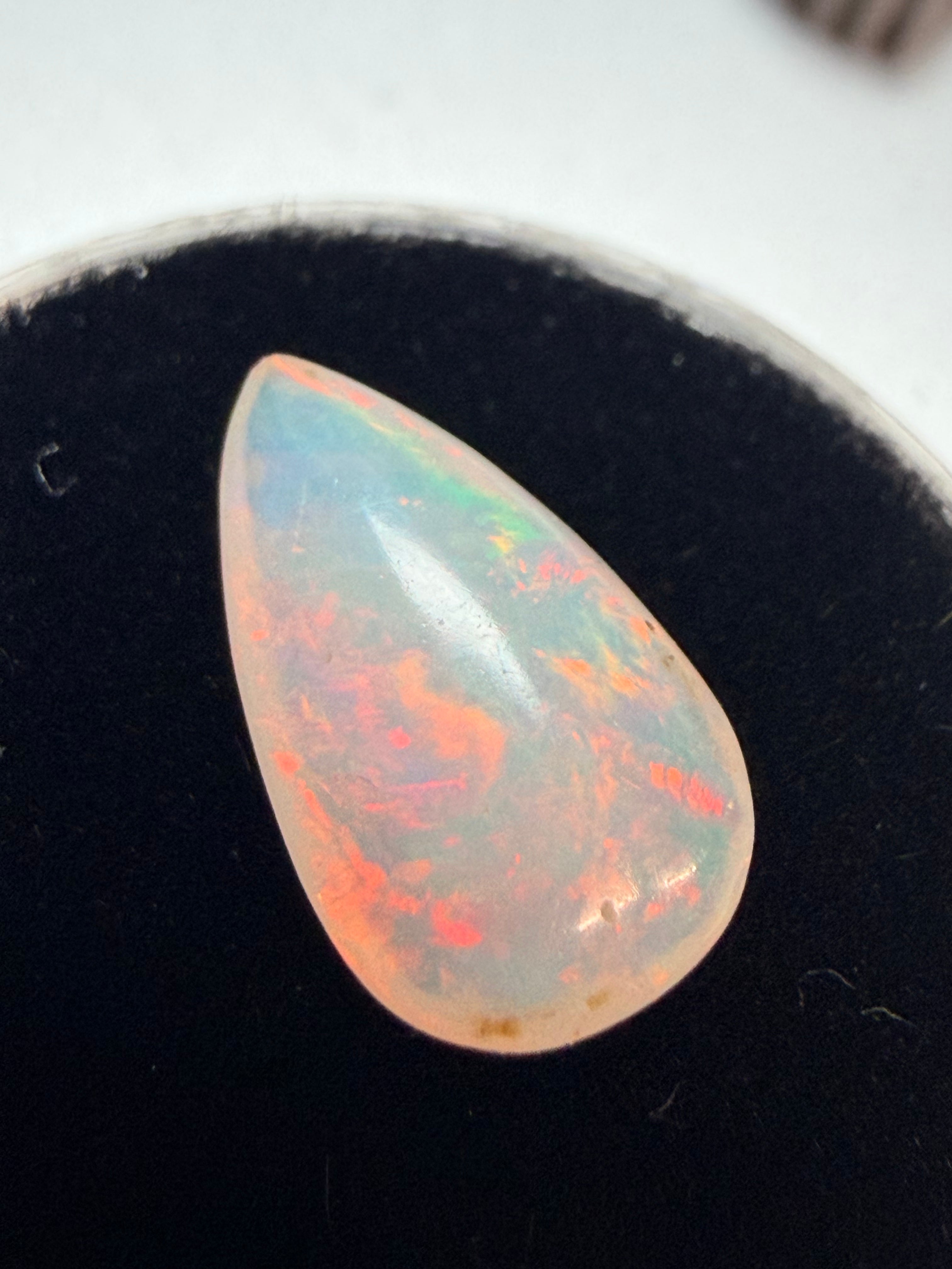 Natural Ethiopian Opal Drop Shape 11.6x7mm 1.09ct Ken Cut