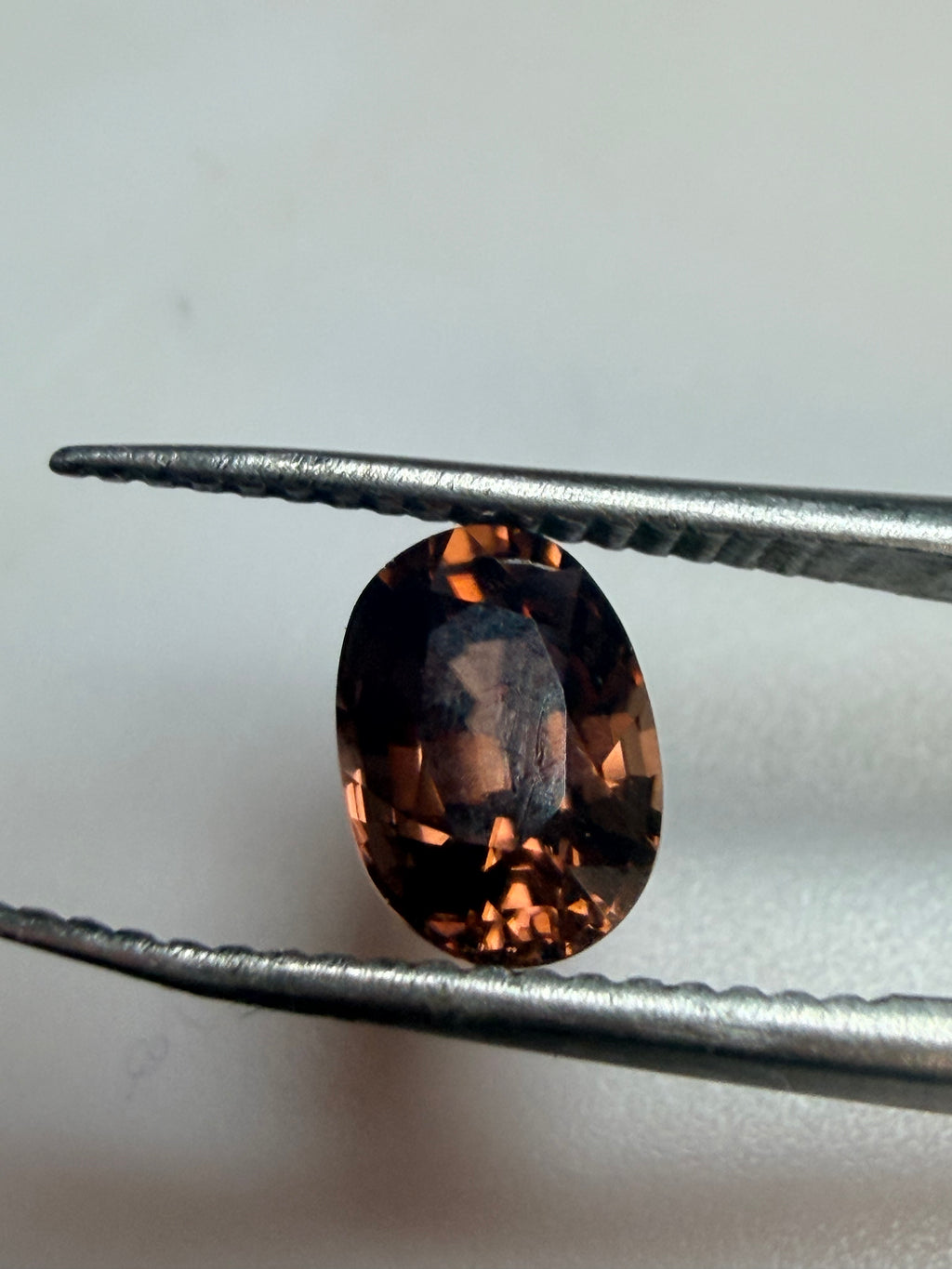 Zircon Blush Pink Oval Gemstone 7.5x5.2mm 1.72ct