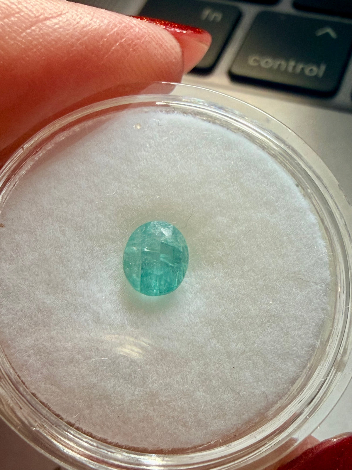 Grandidierite Oval 5.8mmx4.9mm 0.65ct