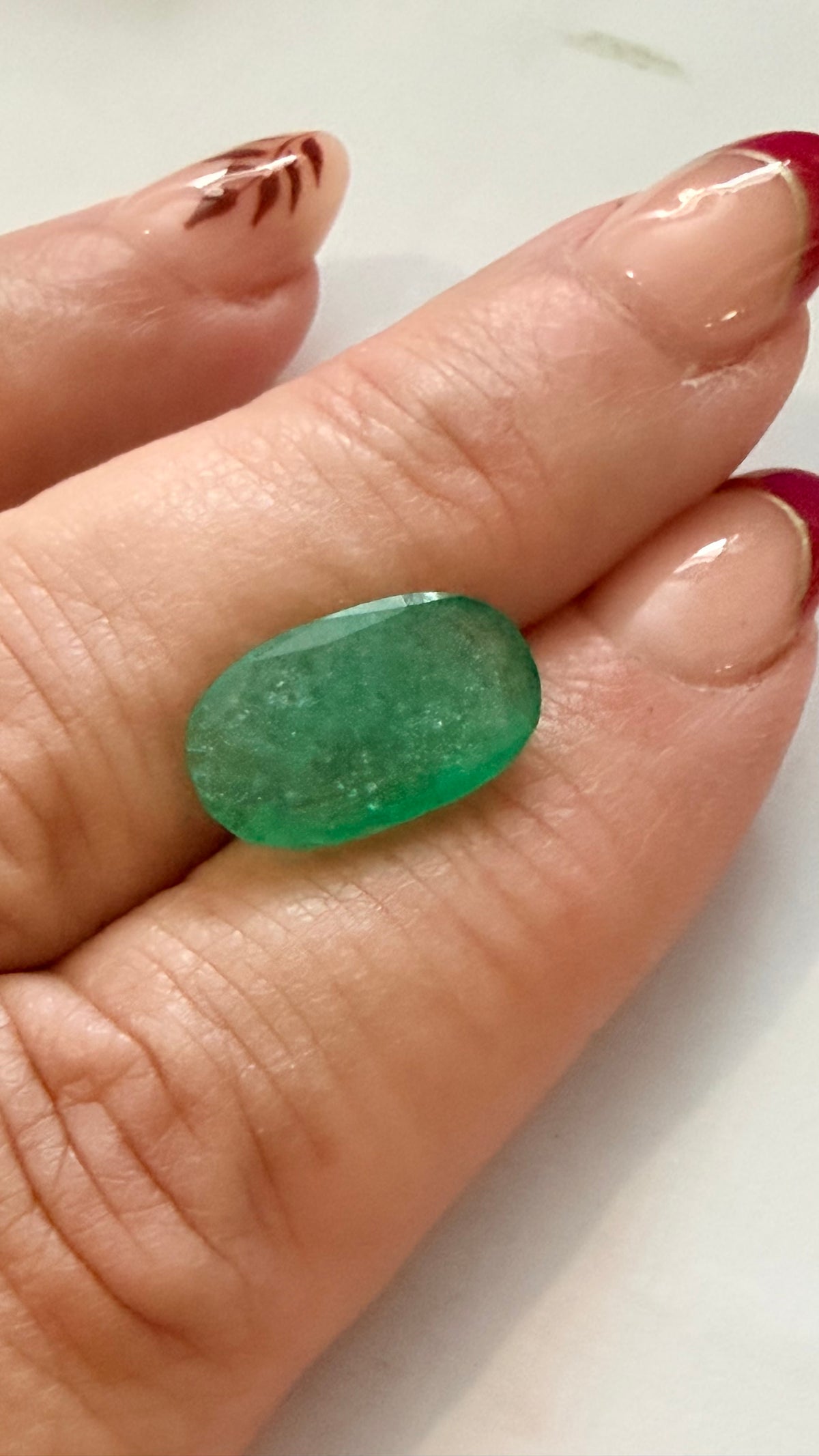 Emerald Large Oval 16 × 9.5mm 4.49ct