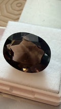 Smoky Quartz Oval 16.3mm × 12.6mm 11.47ct