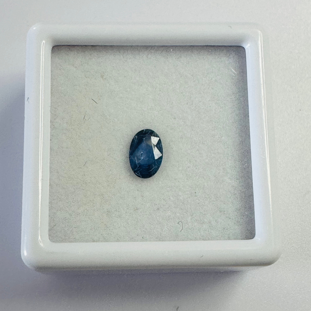 BLUE SAPPHIRE OVAL 5.8MM X  4MM 0.39CTS image 1
