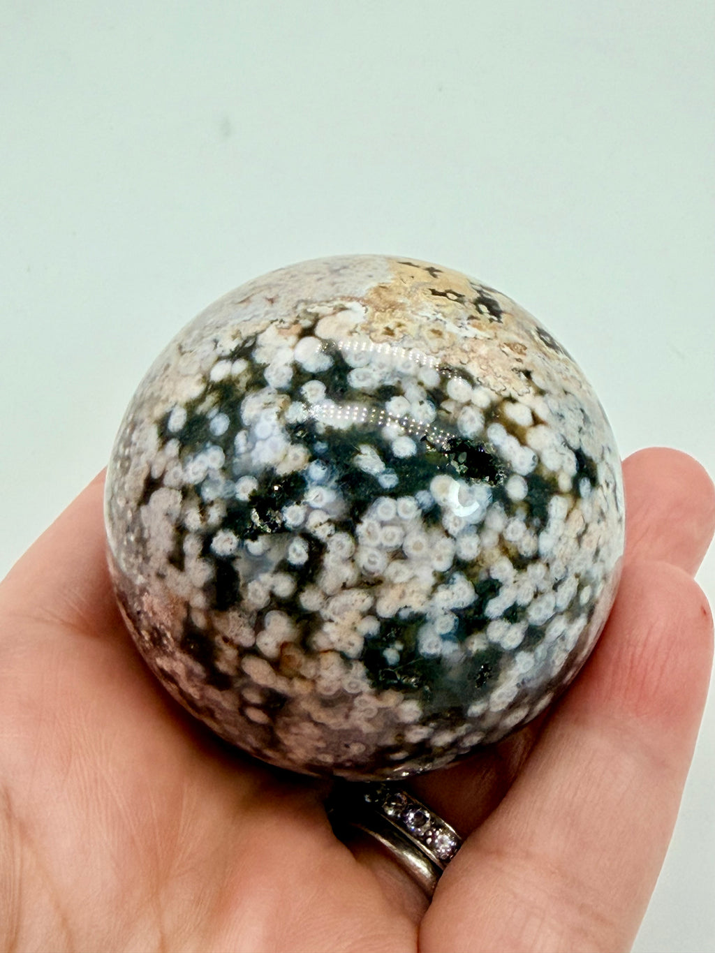 Ocean Jasper Sphere 6cm natural stone image 1