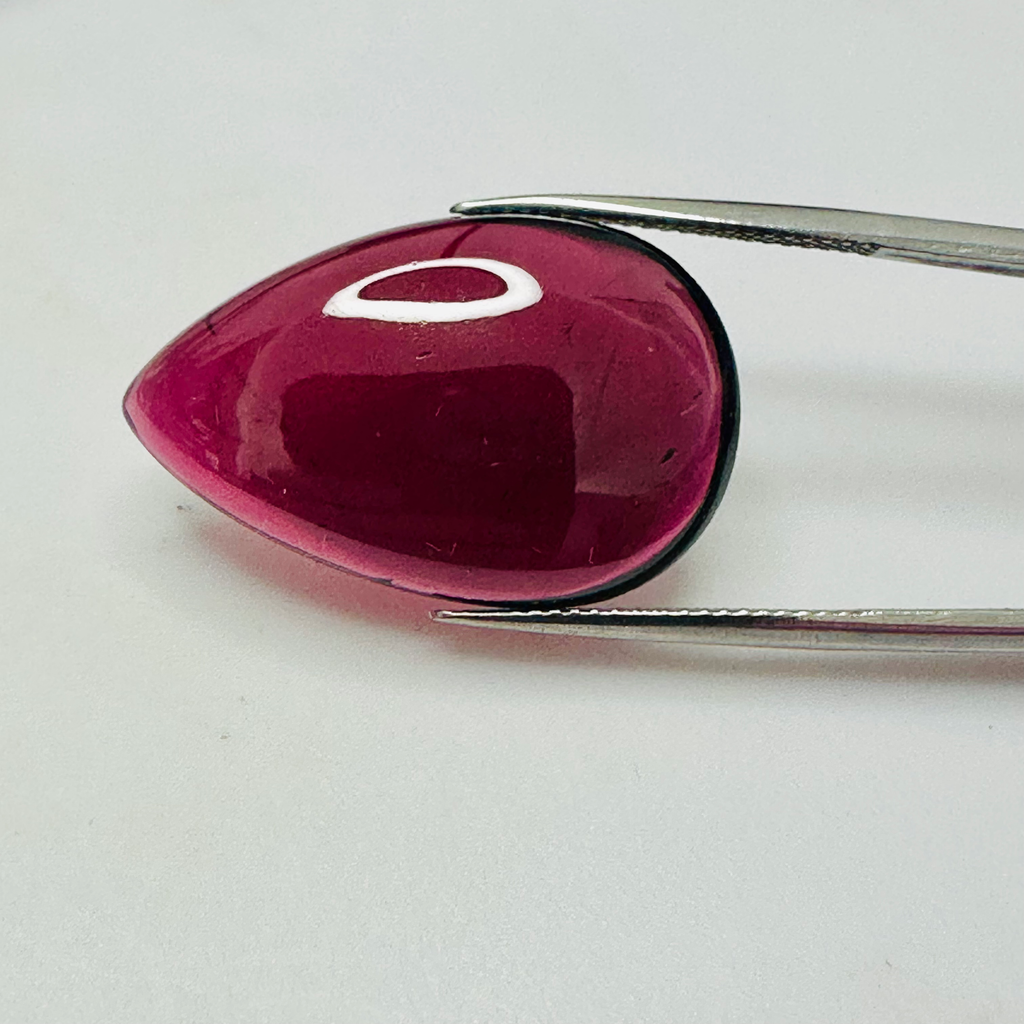GARNET DROP CAB  27.5MMX17.5MM 23.31CTS PURPLE image 0