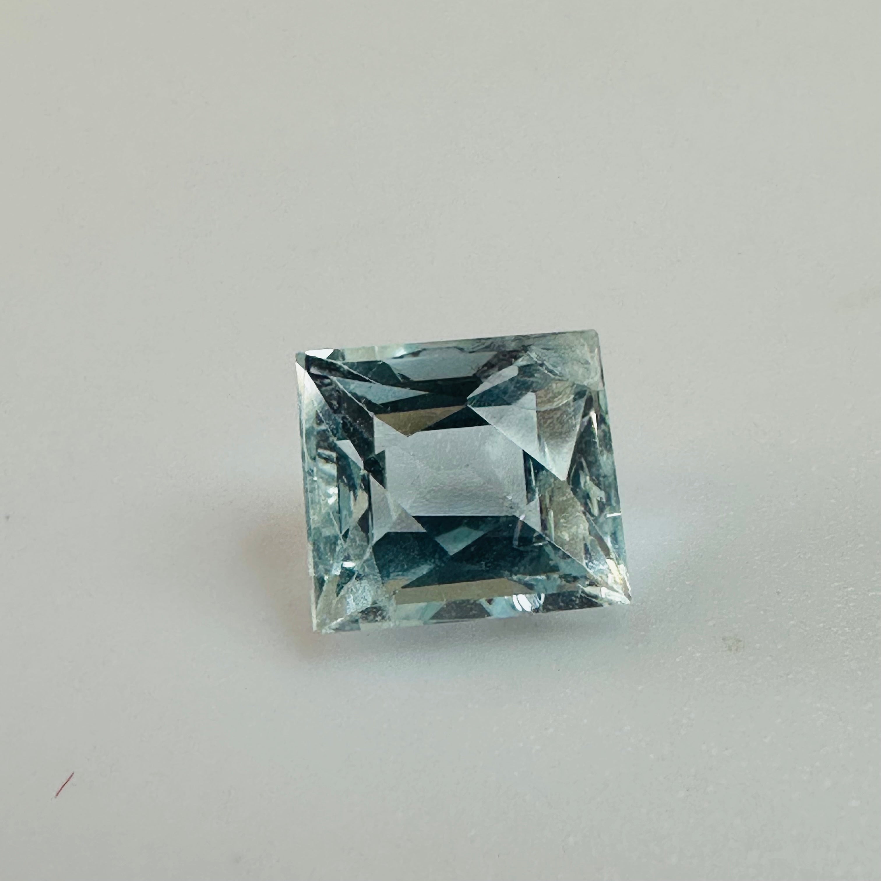 AQUAMARINE FRENCH CUT  7MX6.2MM 1.44CTS image 2
