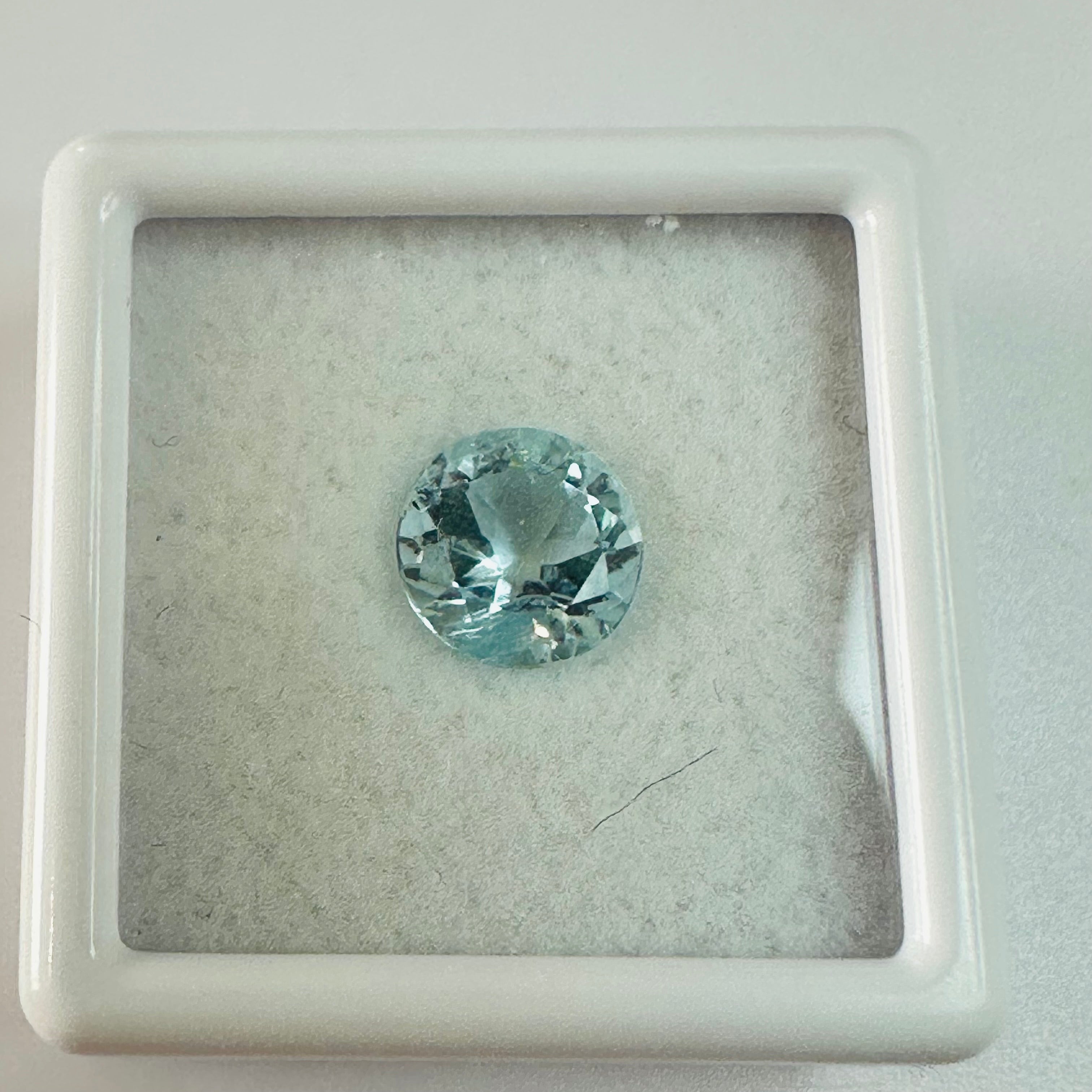 AQUAMARINE ROUND 7.6M. 1.43CTS image 3