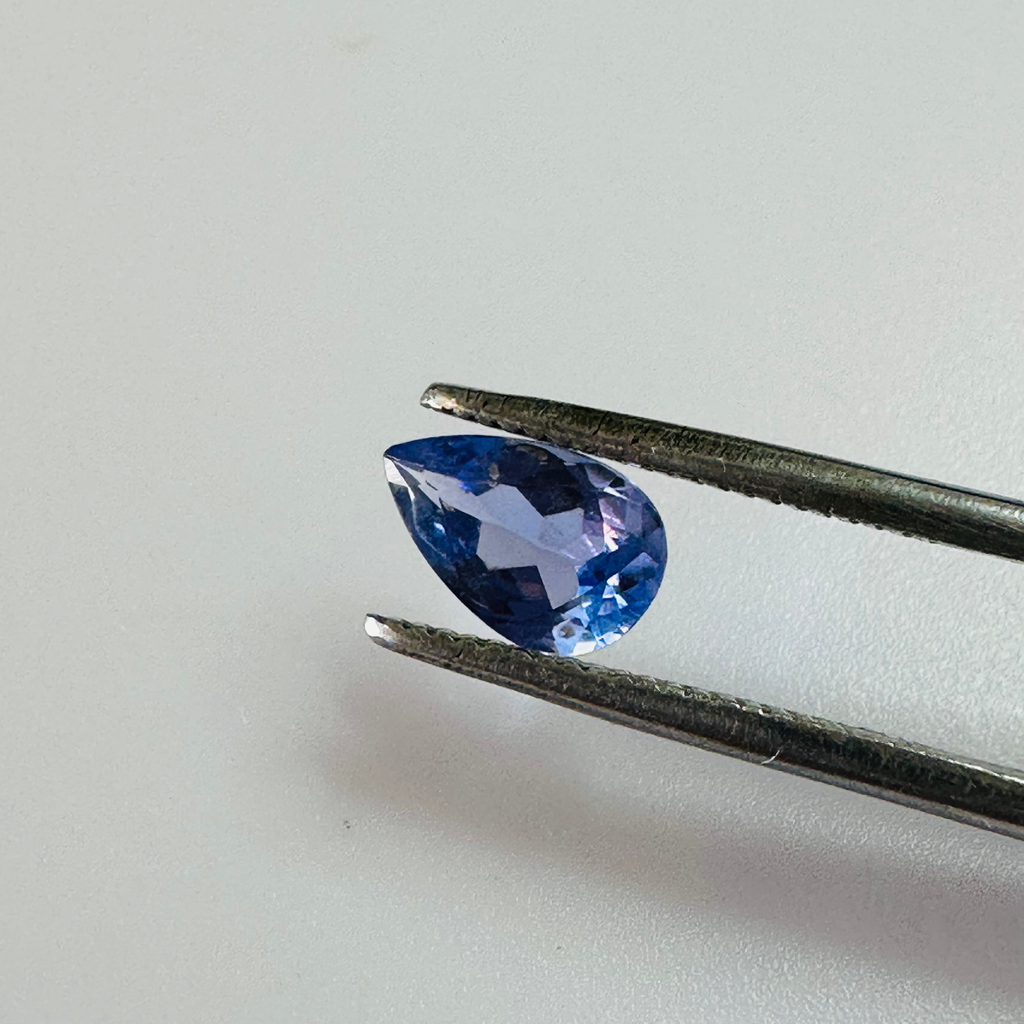 TANZANITE DROP 7.8MMX5MM  0.66CTS image 1