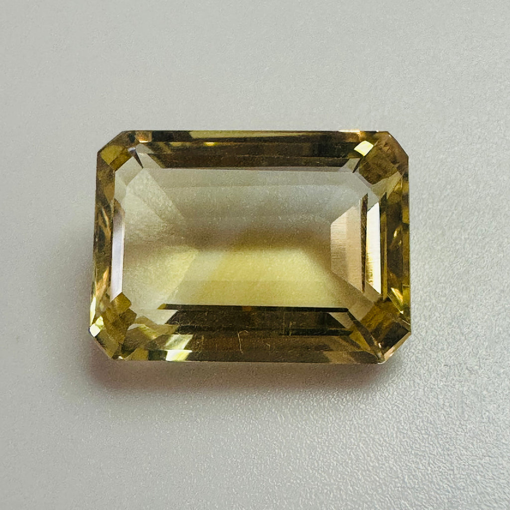 CITRINE EMERALD CUT 16MMX11.6MM. 10.05CTS image 1