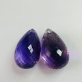 AMETHYST BRIOLETTE PAIR 18MMX10.8MM 23.14CTS image 0