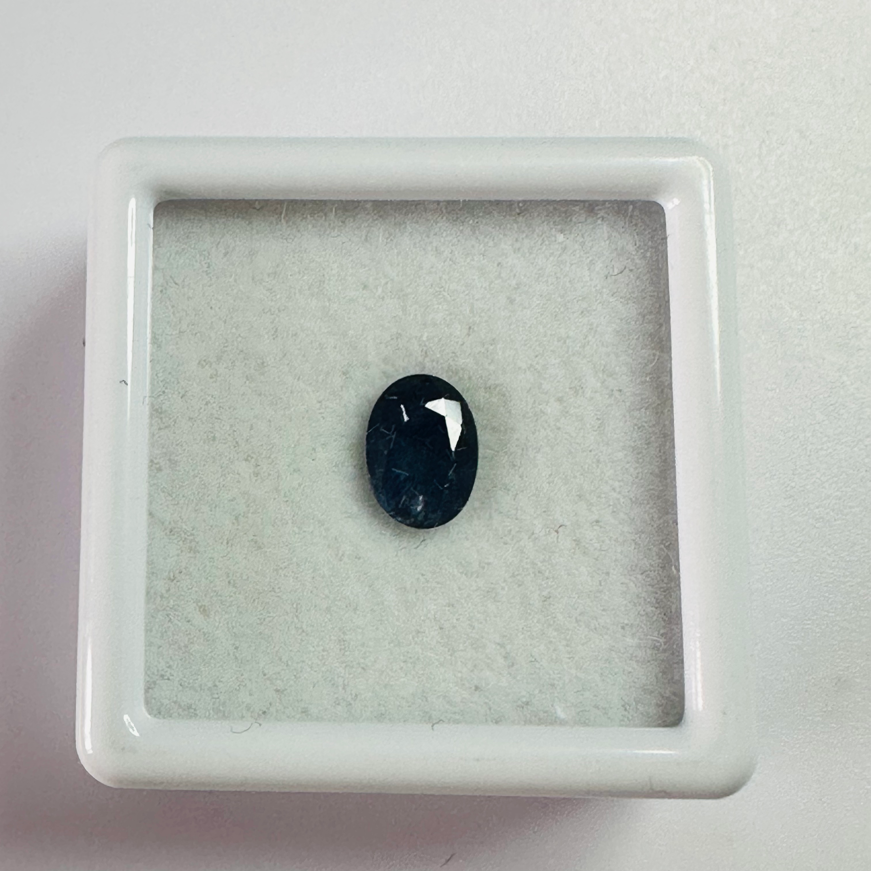 BURMA BLUE SAPPHIRE OVAL 7MMX5MM 1.05CTS image 2