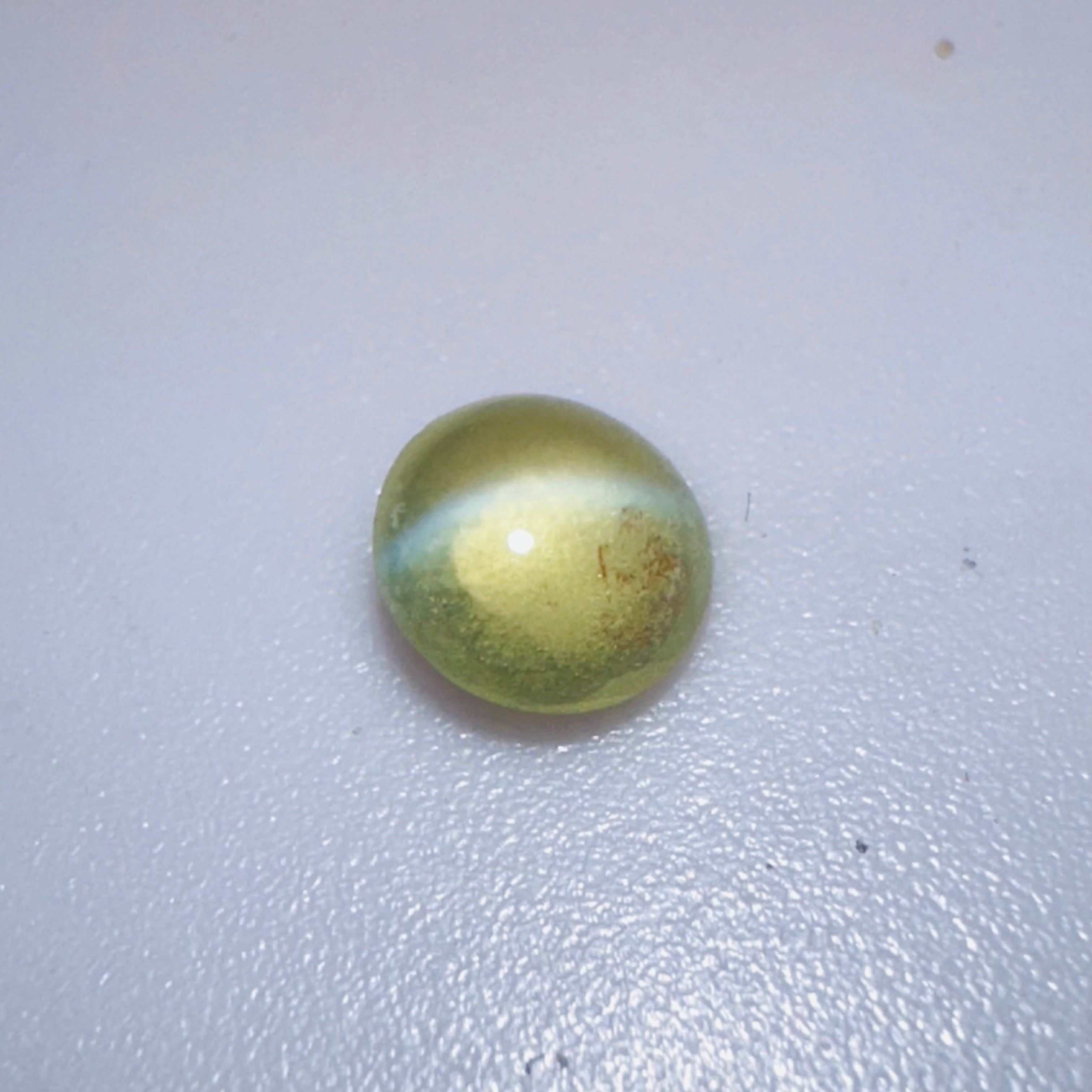 CHRYSOBERYL CATS EYE OVAL 4.6MM ROUND  0.49CTS image 3