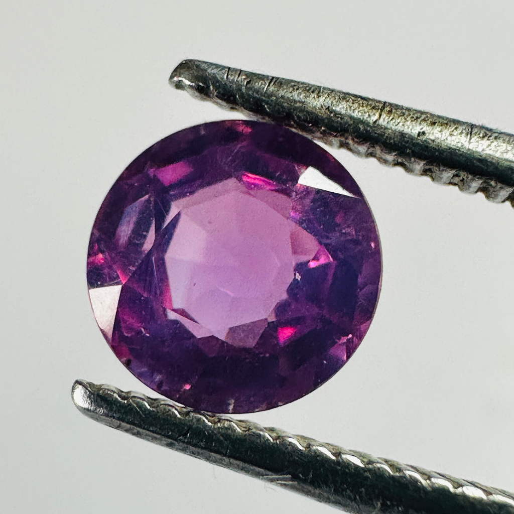 PINK/PURPLE SAPPHIRE 6.5 MM ROUND 1.23CTS image 2