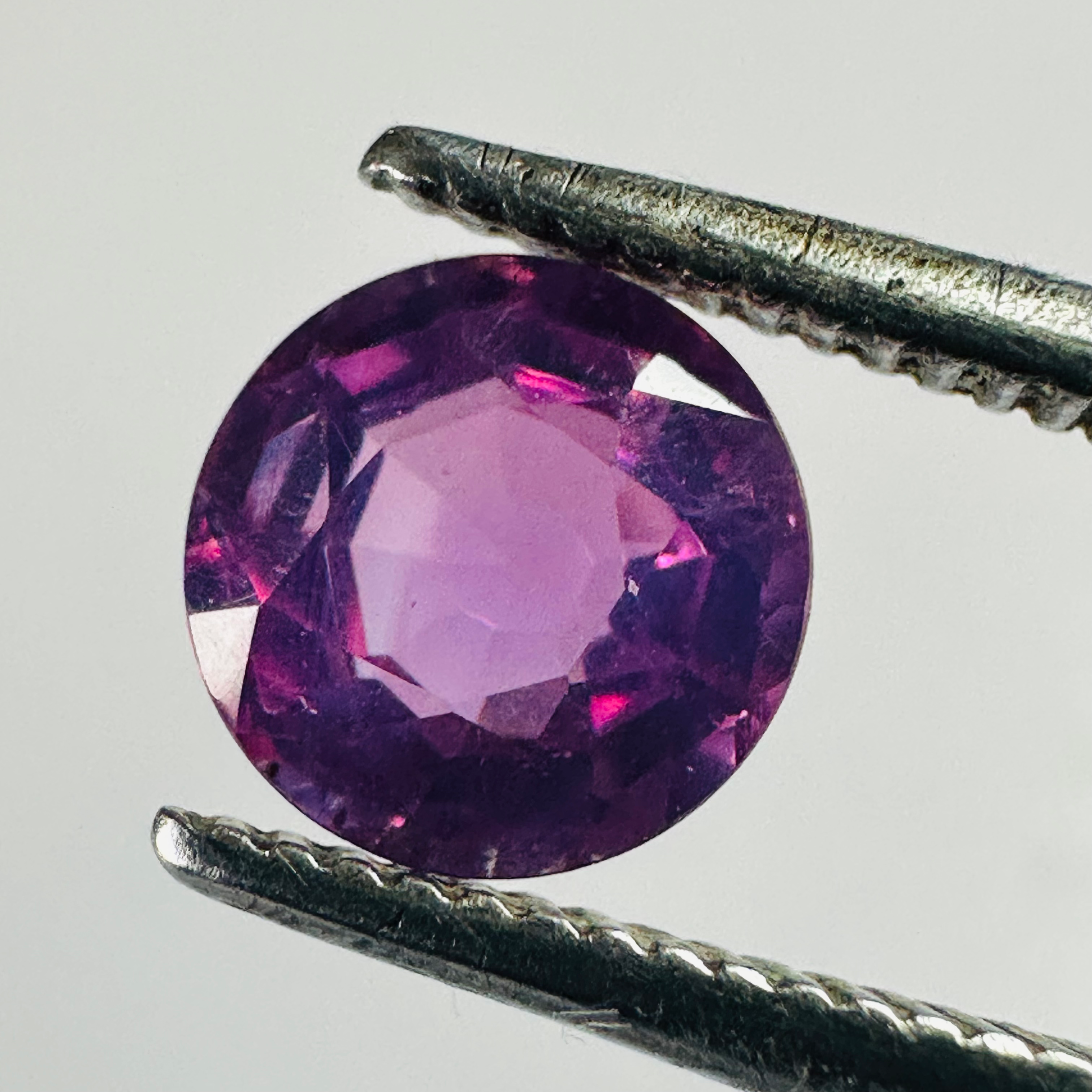 PINK/PURPLE SAPPHIRE 6.5 MM ROUND 1.23CTS image 2