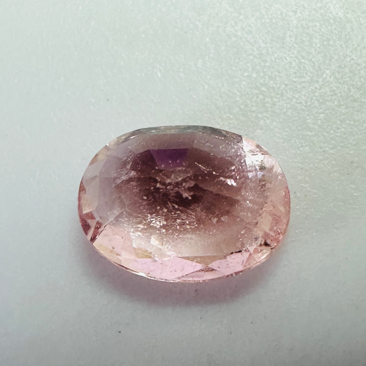 Tourmaline pink oval 8.1mmx7.1mm  1.25cts image 3
