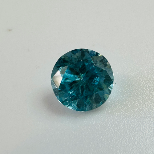 ZIRCON BLUE ROUND. 7.1MM  2.06CTS image 1